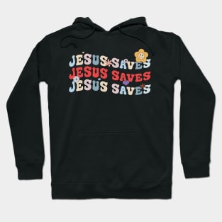 Groovy Jesus Saves Hoodie